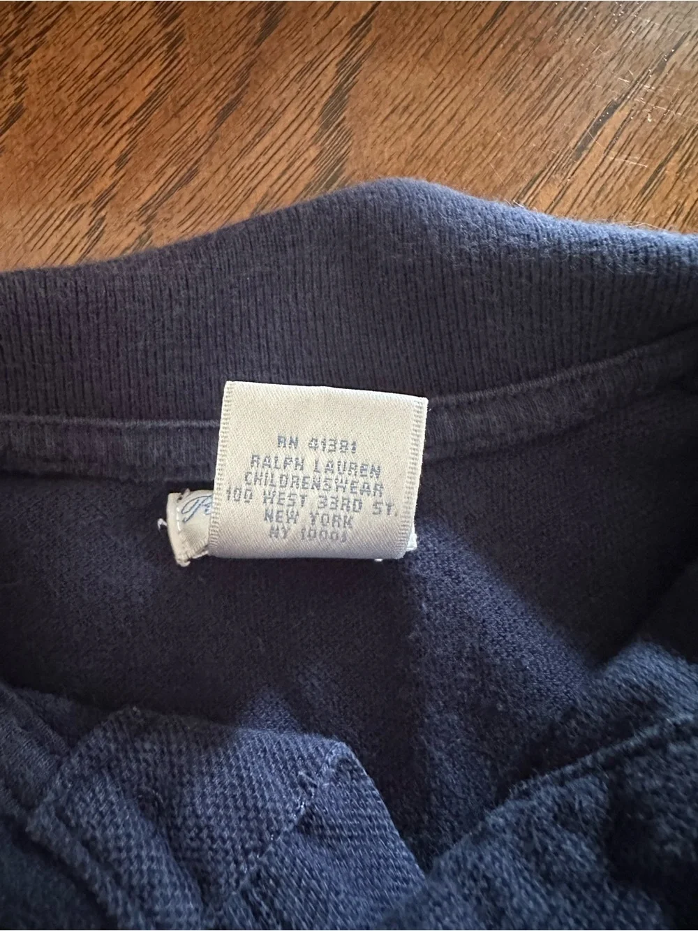 Ralph Lauren Baby Boy Romper • Navy Blue, 9 Months